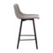 Flash Furniture 24" Gray LeatherSoft Counter Stools, PK 2 CH-212069-24-GY-GG - alternate 2